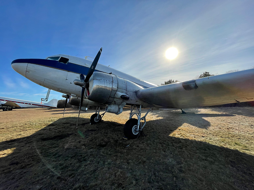 Plane at Cape Cod Airfield